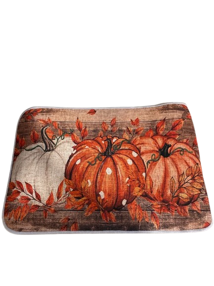 Photo 1 of 22"  Pumpkin Fall Kitchen Non-slip Table Mat 