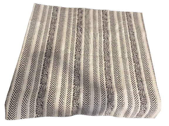 Photo 1 of 70” x 35” Geometric Runner Rug White 