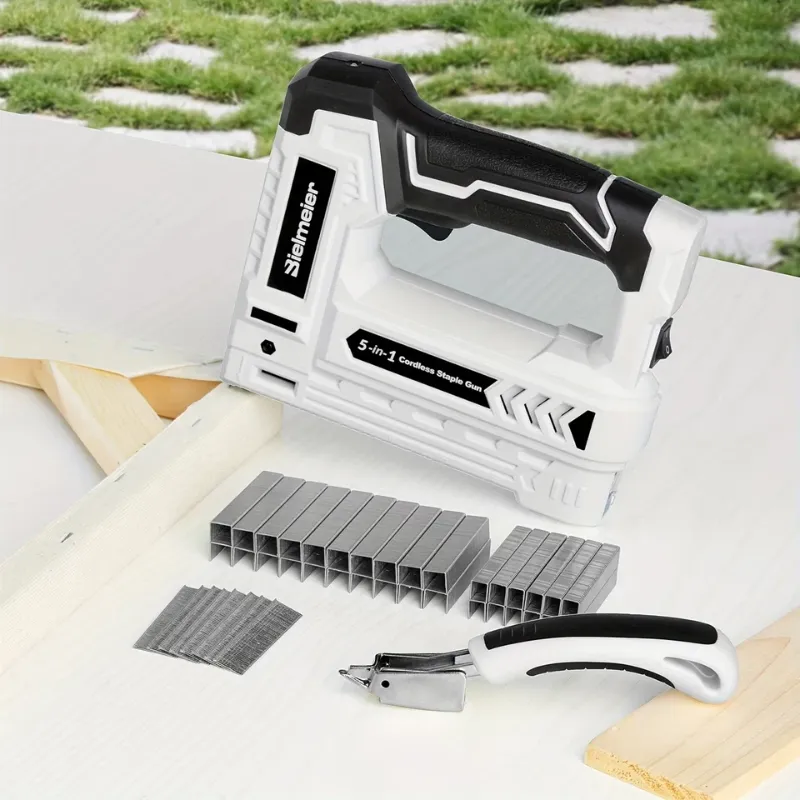 Photo 1 of Bielmeier Cordless 2-in-1 Stapler/ Nailer w/ Battery 2000pcs | Missing battery and accessories + Minor Scratches/Use