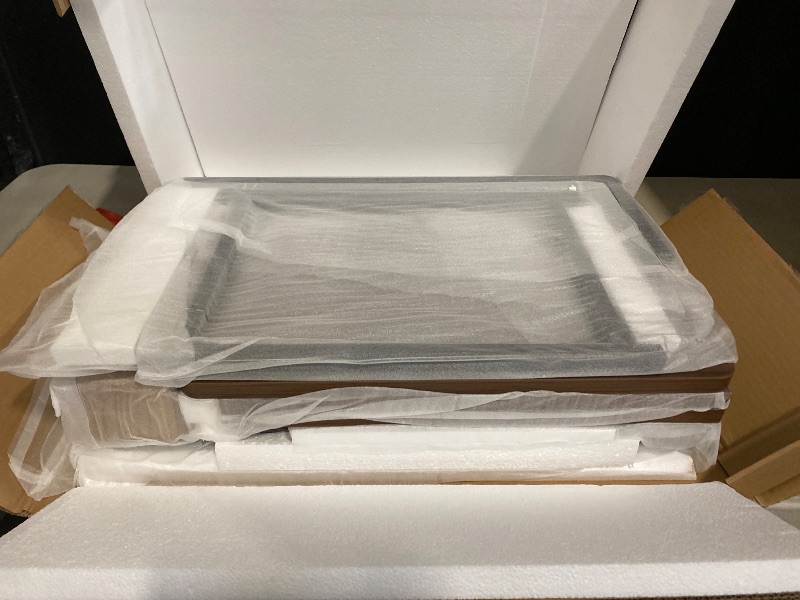 Photo 1 of Sealed | NIGHTSTAND End Table With Built-in Charging Station and Fabric Storage Drawer 19.7"W x 15"D x 23.4"?