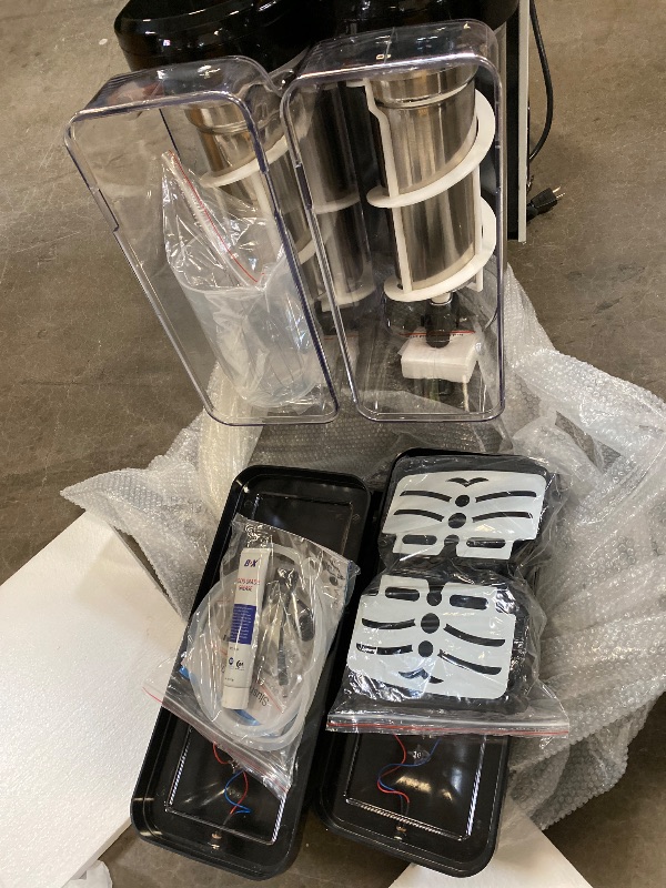 Photo 1 of Sealed | Commercial Slushy Machine,15Lx2 Tank Frozen Drink Margarita Machine, Self-Cleaning, for Frozen Drinks, Snow Melting