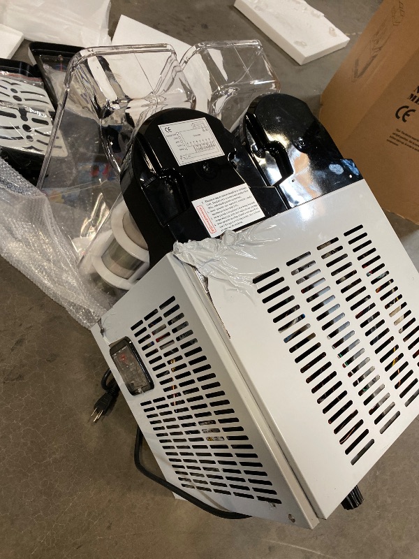 Photo 1 of Sealed | Commercial Slushy Machine,15Lx2 Tank Frozen Drink Margarita Machine, Self-Cleaning, for Frozen Drinks, Snow Melting