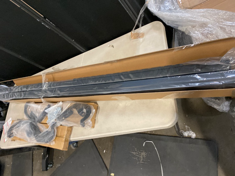 Photo 1 of 6" Running Boards Compatible with 07-18 Chevy Silverado/GMC Sierra 1500 Crew Cab; 07-19 2500 3500HD. Running Boards for Silverado Crew Cab(Including in 8 Brackets with Plastic Covers)