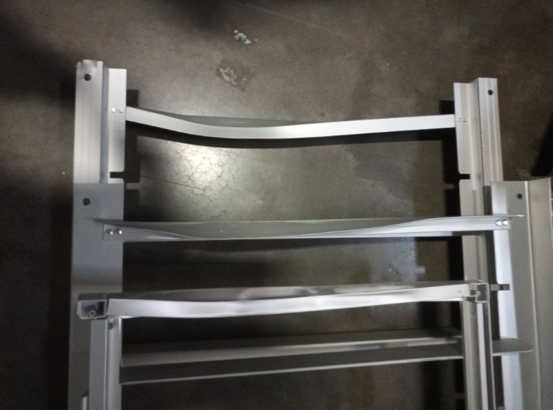Photo 1 of 18 Tier Aluminum Home Commercial Kitchen Bakery Cooling Rack with 4 Wheels Bread Baking Speed Rack for Restaurant Cafeteria Pizzeria