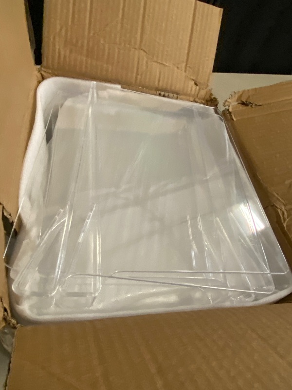 Photo 1 of 12 Inches Tall [Extra Tall Version] Clear Shelf Dividers, 12 Pack Purse Organizer for Closet Perfect for Sweater, Shirts, Handbags, Acrylic Adjustable Bookshelf for Organization