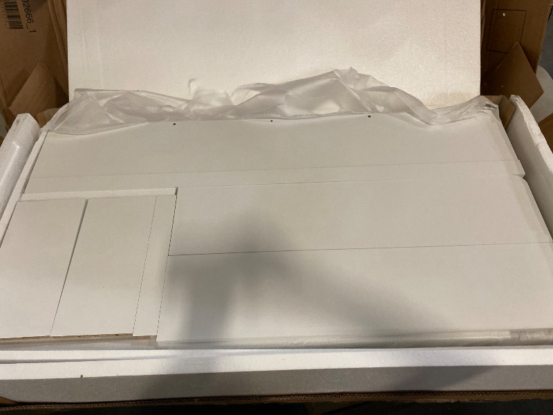 Photo 1 of Sealed | Makeup Vanity Desk with Lighted Mirror and Charging Station White 