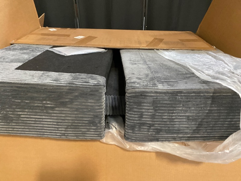 Photo 1 of Box 1/4A Modern Sofa Grey 6 Piece Sectional  | Missing Box B, C, and D