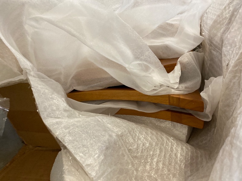 Photo 1 of Sealed | Counter Height Stools Set of 2, Farmhouse 25" Bar Stools with Solid Wood Legs& Back, Mid Century Modern Barstools Chairs for Kitchen Island, Dining Room, Cafe, Pub, Brown, Black