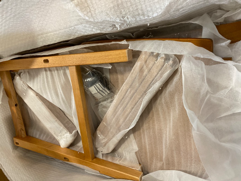 Photo 1 of Sealed | Counter Height Stools Set of 2, Farmhouse 25" Bar Stools with Solid Wood Legs& Back, Mid Century Modern Barstools Chairs for Kitchen Island, Dining Room, Cafe, Pub, Brown, Black