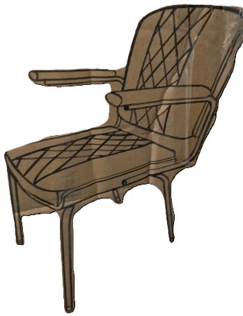 Photo 1 of 2 Pack Leather Dining Chair Set Brown
