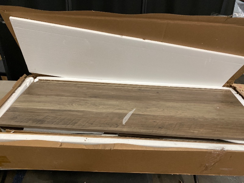Photo 1 of Box 2/2 | 72" Kitchen Pantry Cabinet, Kitchen Hutch with Microwave Stand, Buffet Cabinet with Hutch for Dining Room, Ash Gray | Missing Box 1/2