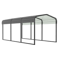 Photo 1 of Only Box 3 of 4 | VEIKOUS Heavy Duty Carport, Outdoor Metal Carport Tent, Garage Car Shelter Shade with Metal Roof | Missing Boxes 1,2, and 4 /4