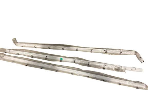 Photo 1 of 3 Pack 40" x 1" White Metal Poles for Furniture