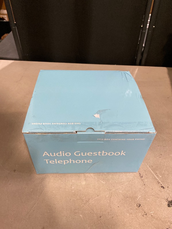 Photo 1 of Audio Guest Book Wedding Phone,Audio Guestbook Phone Vintage Style Audio Message Voicemail for Graduation Retirement Party Birthdays Baby Shower Special Occasions (White