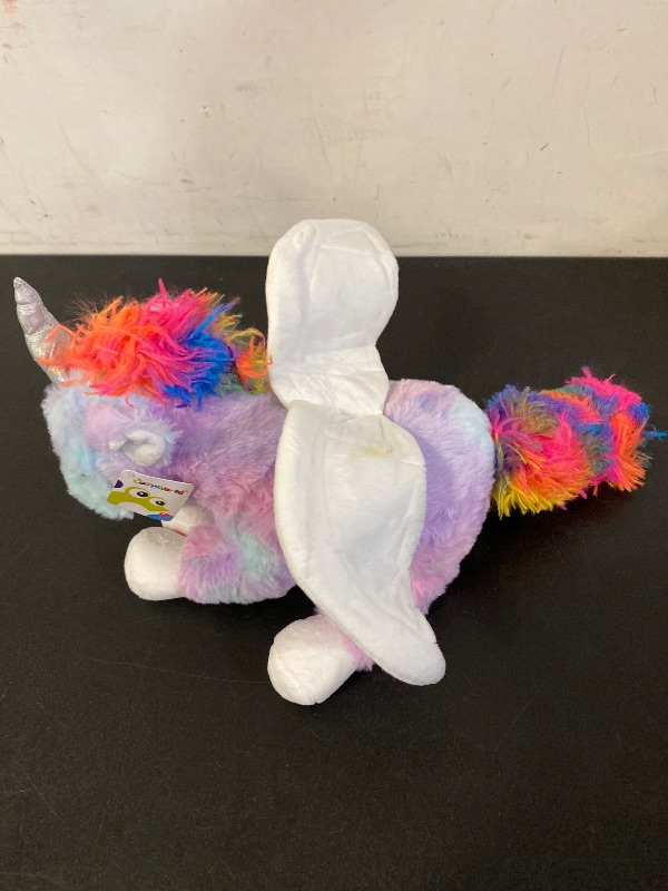View 3 of 16.5" Light up Unicorn Stuffed Animal Rainbow Unicorn Soft Plush Toys Birthday Christmas Children's Day Gifts for Toddlers Boys Girls Kids