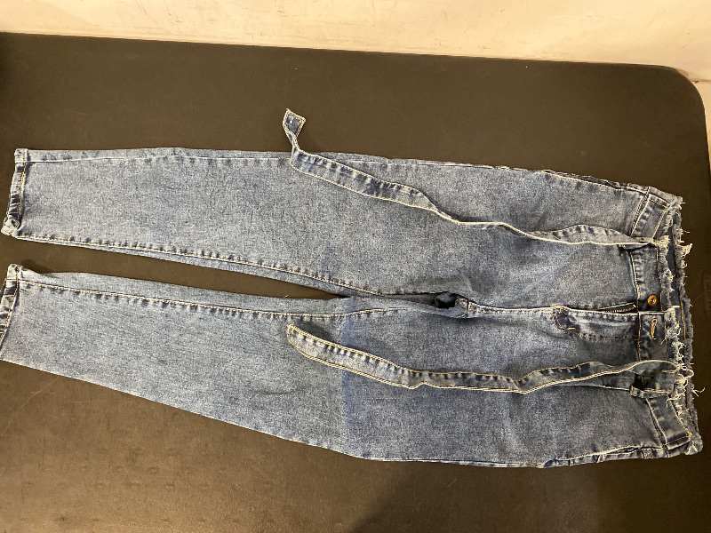 Photo 1 of L Ankle Belt Denim Jeans Blue Wash