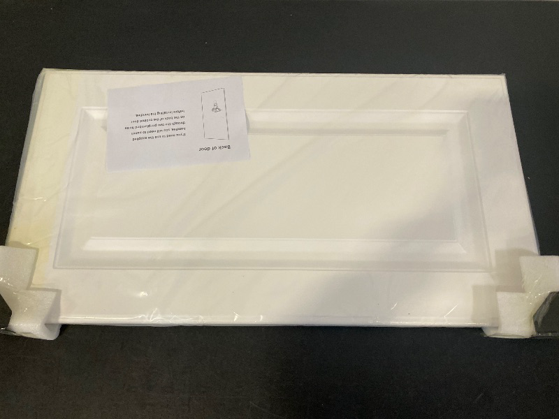 Photo 1 of Built-in Cabinet Doors - Cabinet Replacement Doors for Kitchen, Living Room, Bedroom, Bathroom - 29 Inch High (White, 15.5 Inch Wide)