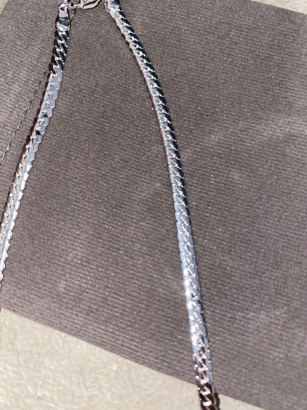 Photo 1 of HIMSTORY 925 Sterling Silver 3.5mm 20 inch Necklace 