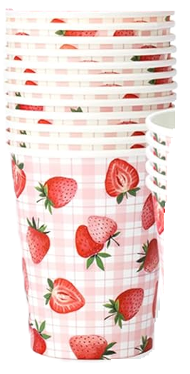 Photo 1 of 24 Count. Strawberry Cups | 21/24 Included