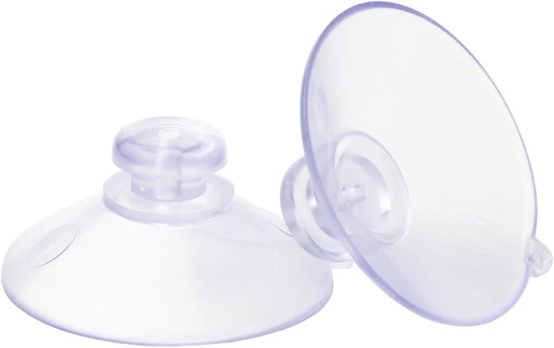 Photo 1 of 4 Pack Durable Mushroom Head Suction Cup – Strong Hold for Organizing Decorative Glass, Tiles & Home Decor