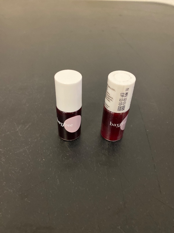 Photo 1 of bayfree Tinted Lip Oil & Lip Stain Set, Waterproof & Long-Wearing Korean Makeup, High-Shine & Moisturizing 2-in-1 Cheek and Lip Tint Stain, Lightweight & Non-Sticky for Dry Lips, Cruelty-Free & Vegan - Rasberry + Cherry
