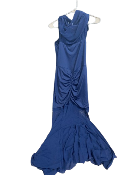 Photo 1 of M Blue Woman's Formal Wedding Guest Maxi Dress Summer Bodycon Ruched Elegant Cocktail Party Long Dresses
