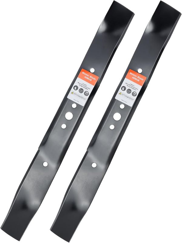 View 1 of 21 inch Lawn Mower Mulching Blades Replace Craftsman 406712 532406712 for Husqvarna 21'' Deck Push Walk Behind Lawnmower 165833 175064 189028 532189028 (2Pack)