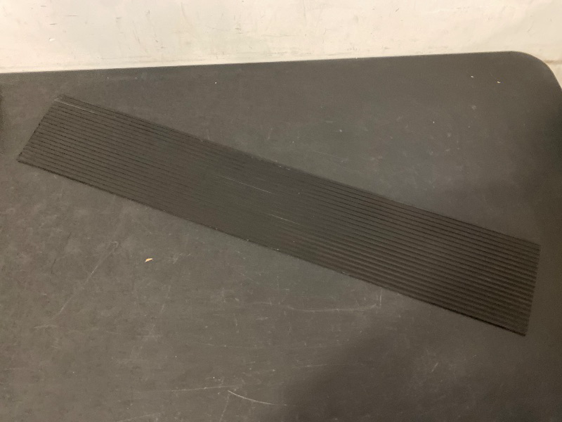 Photo 1 of 1.2" Rise Rubber Threshold Ramp for Doorways, Wheelchair Ramp for Home Entrance, Door Threshold Ramp for Wheelchairs, Walkers, Scooters, Strollers – Cuttable & Non-Slip Rubber Door Ramp