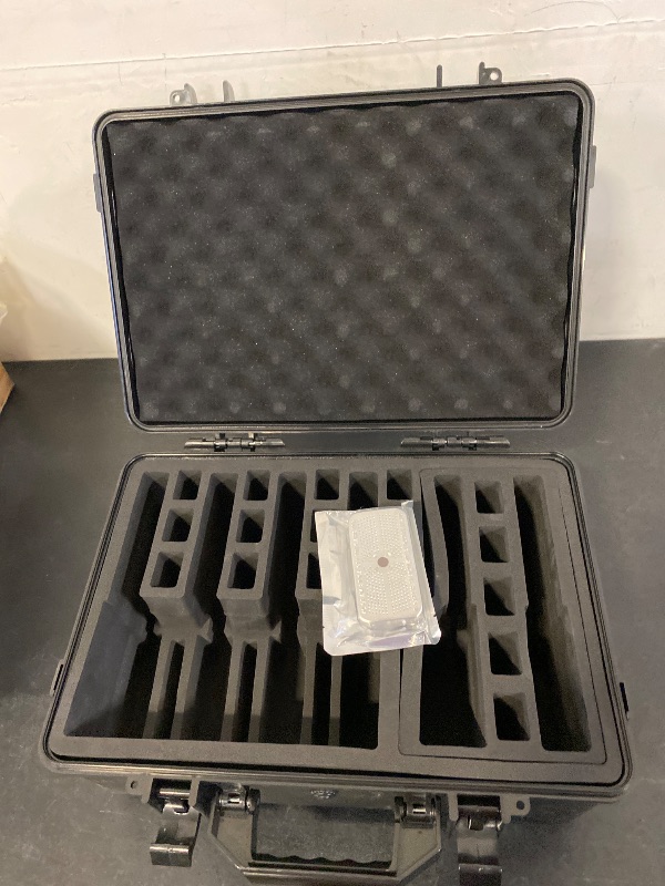 Photo 1 of Case For - Holds Multiple Handguns Case | Air Travel Hard Shell Pistol Case | Pre-cut Heavy Duty Waterproof Gun Case with Silica Gel Canister