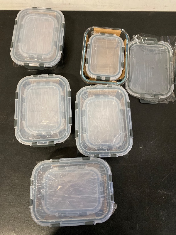 Photo 1 of [10-Pack] Glass Meal Prep Containers with Lids, MCIRCO Food Storage Containers with Snap Locking Lids, Airtight Lunch Containers, Microwave, Oven, Freezer and Dishwasher