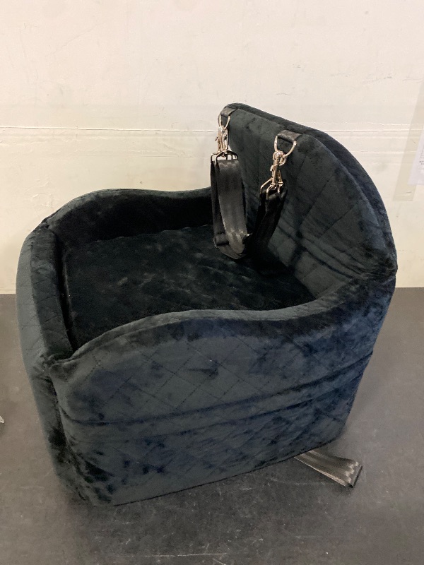 Photo 1 of Dog Booster Car Seat for Small/Medium Dogs Up to 35lbs,Elevated Cushion Fits in Front/Back Seat,Fully Detachable and Washable,2 Storage Pockets & Dog Leashes,Easy to Install(Black,Medium)