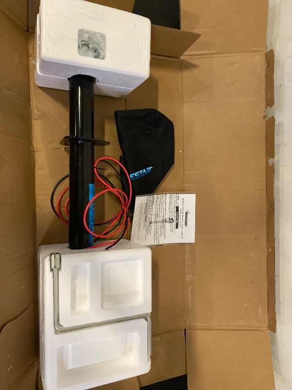 Photo 1 of POLESTAR Electric Trailer Jack, 5000lbs Electric Power A-Frame Tongue Jack with Waterproof Protective Cover & LED Light for Travel Trailer Camper, RV, 12V DC with Hard Wiring, 9"-27" Lift | Dirty