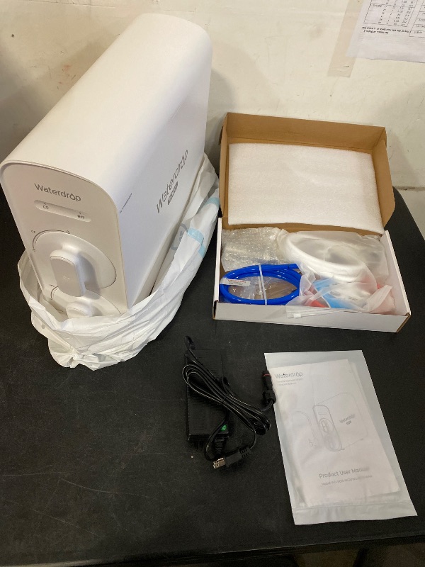 Photo 1 of Waterdrop G5P500A Alkaline Mineral pH+ Reverse Osmosis Water Filter, NSF/ANSI 58 & 372 Certified, 8 Stage Reverse Osmosis System, 500G RO Water Filtration System, 2:1 Pure to Drain, Reduces TDS