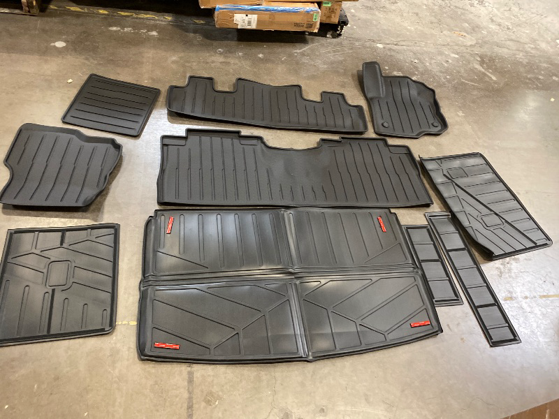 Photo 1 of Cargo Mat with Floor Mat Fit for 2018-2024 Ford Expedition 7Seats Accessories(Not Max Models), Cargo Liner Floor Liner Seat Back Cover for Ford Expedition 2 Row Bucket Seat
