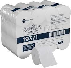 Photo 1 of Angel Soft Professional Series Compact Premium Embossed Coreless 2-Ply High-Capacity Toilet Paper by GP PRO, White, 19371, 750 Sheets Per Roll, 28 Rolls Per Case