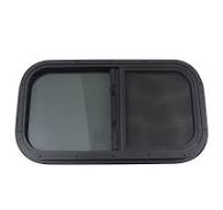 Photo 1 of 23*13in Black Vertical RV Window,20% Transmittance ,Tempered Glass,Aluminum Frame,Easy Install,Mosquito-Proof Mesh,for RVs & Trailers