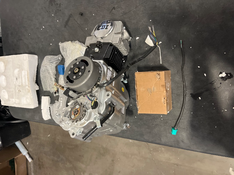 Photo 1 of 125cc 4 Stroke Engine Motor, CDI Pit Dirt Bike Single Cylinder Manual Clutch Engine Motor Kit Fit for Honda CRF50 CRF70 XR50 XR70 Z50 Spark Plug A7TC Carburetor PZ16J