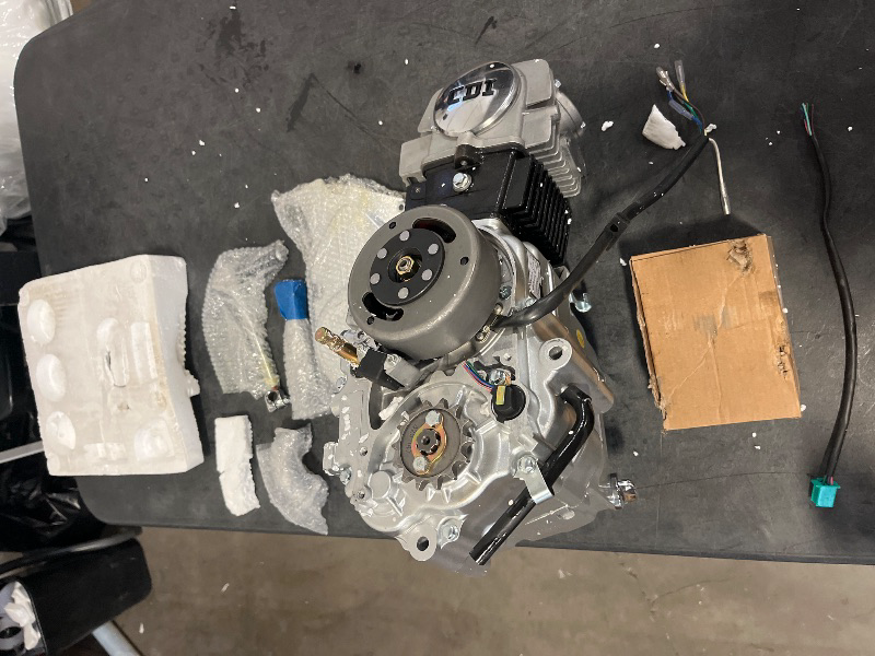 Photo 1 of 125cc 4 Stroke Engine Motor, CDI Pit Dirt Bike Single Cylinder Manual Clutch Engine Motor Kit Fit for Honda CRF50 CRF70 XR50 XR70 Z50 Spark Plug A7TC Carburetor PZ16J