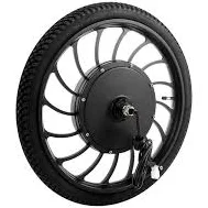 Photo 1 of 20 Inch E-Bike Integrated Wheel Electric Bike Hub Motor Conversion Kit, 1000W 48V Front Wheel Electric Bicycle Hub Motor Brushless Gearless Motor Kit w/Tire