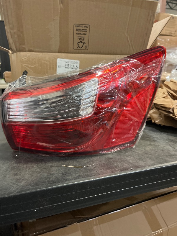 Photo 1 of Tail Light Assembly Compatible with Kia Rio Sedan 2012 2013 2014 2015 2016 2017 Rear Outer Taillight Brake Lamp Turn Signal Light(Only 1 Right)