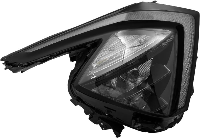 Photo 1 of Headlight Assembly for Kia Sportage SX/EX/LX 2022 2023 2024 LED Passenger Side Headlamp Black Housing, Clear Lens 92102-DW000 (Right)