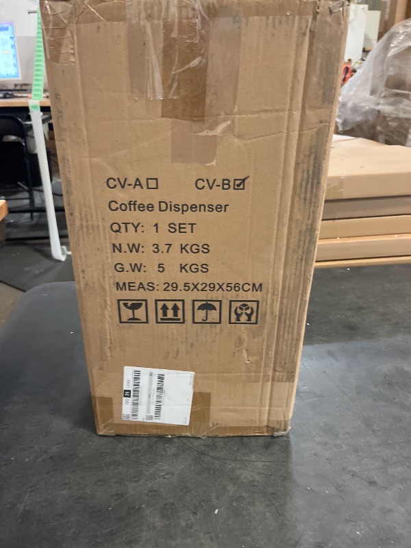 Photo 1 of 3.4 Gallon Stainless Steel Hot Beverage Drink Dispenser Can, Coffee Urn with Fuel Holder Continuous Heating, Tea Water Coffee Chafer Urn with Faucet for Parties Buffet Catering, Silver (Fuel ONLY)
