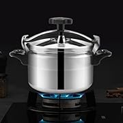 Photo 1 of Aluminum Pressure Cooker, 3L/4L/5L Large Capacity Pressure Cooker for Gas Stove, Explosion Proof Pressure Canner with Easy Lock Lid, Fast Cooking Cookware (5L-22CM Bottom))