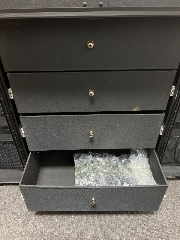 Photo 1 of Makeup Rolling Train Case Large Storage Cosmetic Trolley, Professional Cosmetic Organizer Box with Three Adjustable Rod Lengths Salon Barber Case Traveling Cart Trunk,15.75 * 11.81 * 31.5in