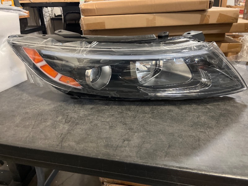 Photo 1 of Headlight Assembly - Cooling Direct Fit/For KI2503175 14-15 Kia Optima USA-Build - Right Hand - Passenger, Halogen, Without-LED Position Lamp, NSF