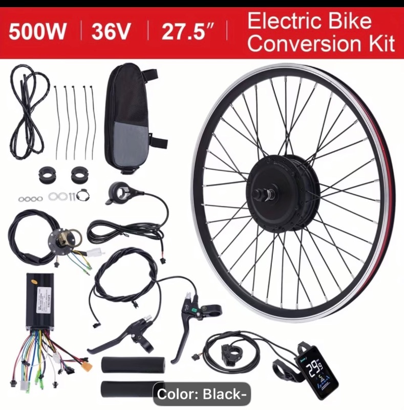 Photo 1 of 27.5" EBike Front Wheel Hub Motor Electric Bicycle Motor Conversion Kit 500W 36V
