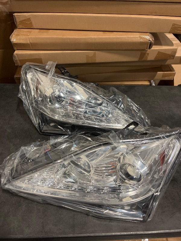 Photo 1 of Headlights For Lexus Is250 Is350 2006-2010,Halogen Headlights Assembly,Led Daytime Running Light,Lens Projector Headlamps, Perfectly Replace Original Vehicle,(Left + Right) Driver+Passenger Side