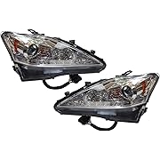 Photo 1 of Headlights For Lexus Is250 Is350 2006-2010,Halogen Headlights Assembly,Led Daytime Running Light,Lens Projector Headlamps, Perfectly Replace Original Vehicle,(Left + Right) Driver+Passenger Side
