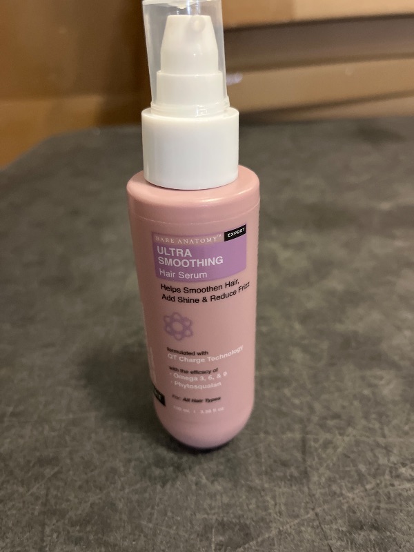 Photo 1 of Ultra Smoothing Hair Serum Powered By Carbohydrate Complex & Niacinamide | Serum for Smooth & Shiny Hair | For Dry & Frizzy Hair | Women & Men | 100 ml