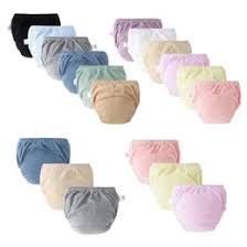 Photo 1 of 8-Pack Baby Training Briefs - Soft Breathable Toilet Training Pants for Boys & Girls, Assorted Colors with Elastic Waistband & Adjustable Drawstring, Potty Training Underwear, Baby Underwear, Comfortable Babywear, Simple Design, Durable babywear